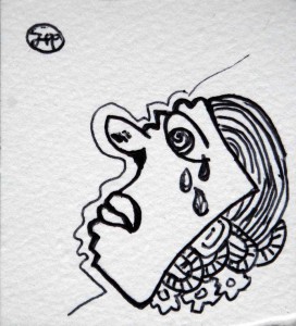 filippo biagioli disegno analphabetic art maschere