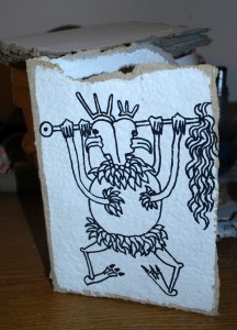 filippo biagioli carta rituale fatta a mano base disegno handmade