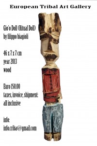gio'o doll european tribal art gallery filippo biagioli