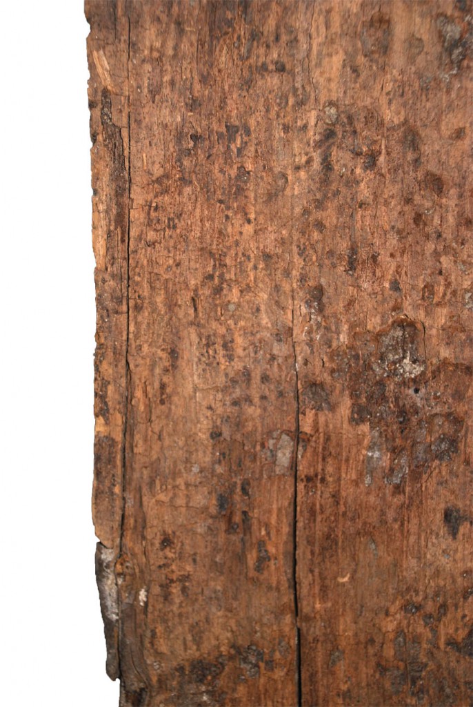 filippo biagioli pannello rituale in legno in vendita particolare retro ritual wood panel for sale back