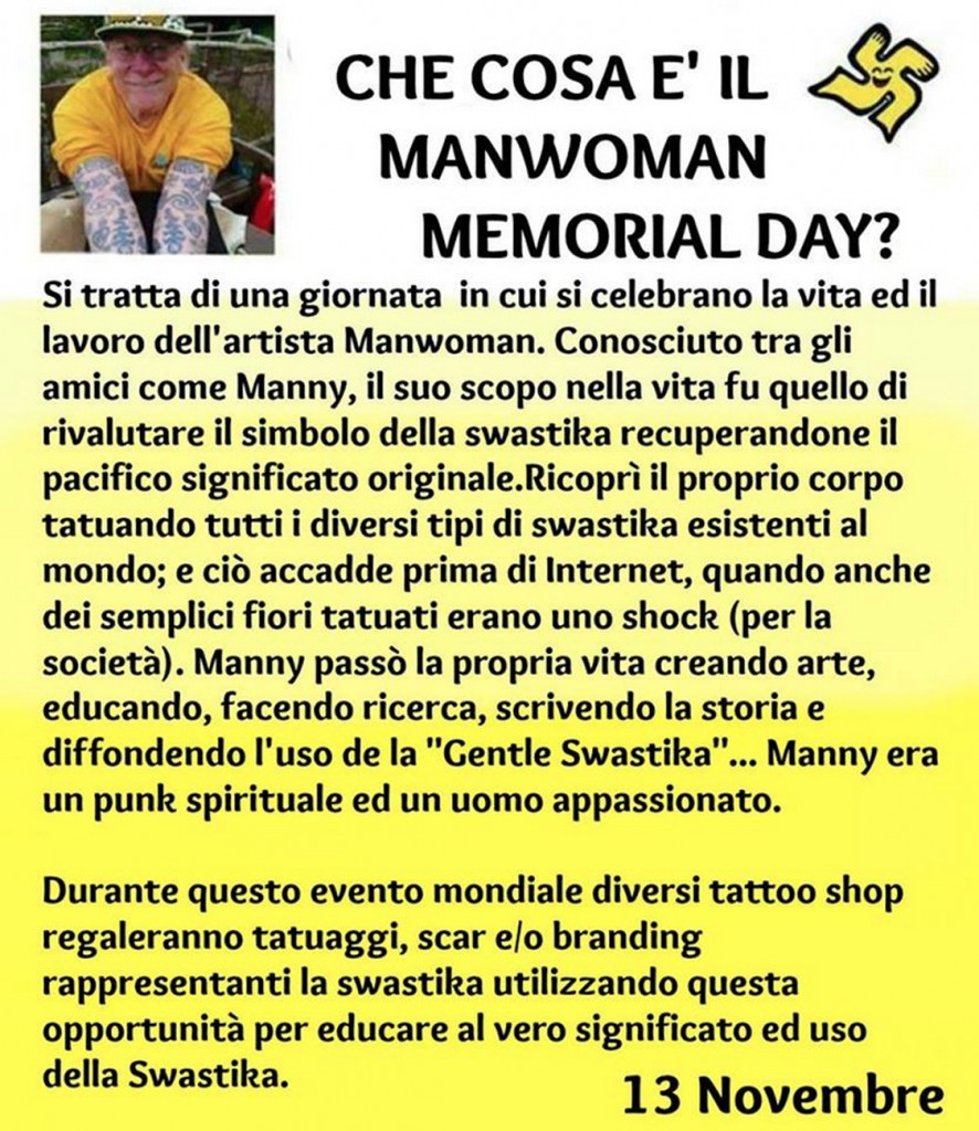 ManWoman memorial day swastika blog manny