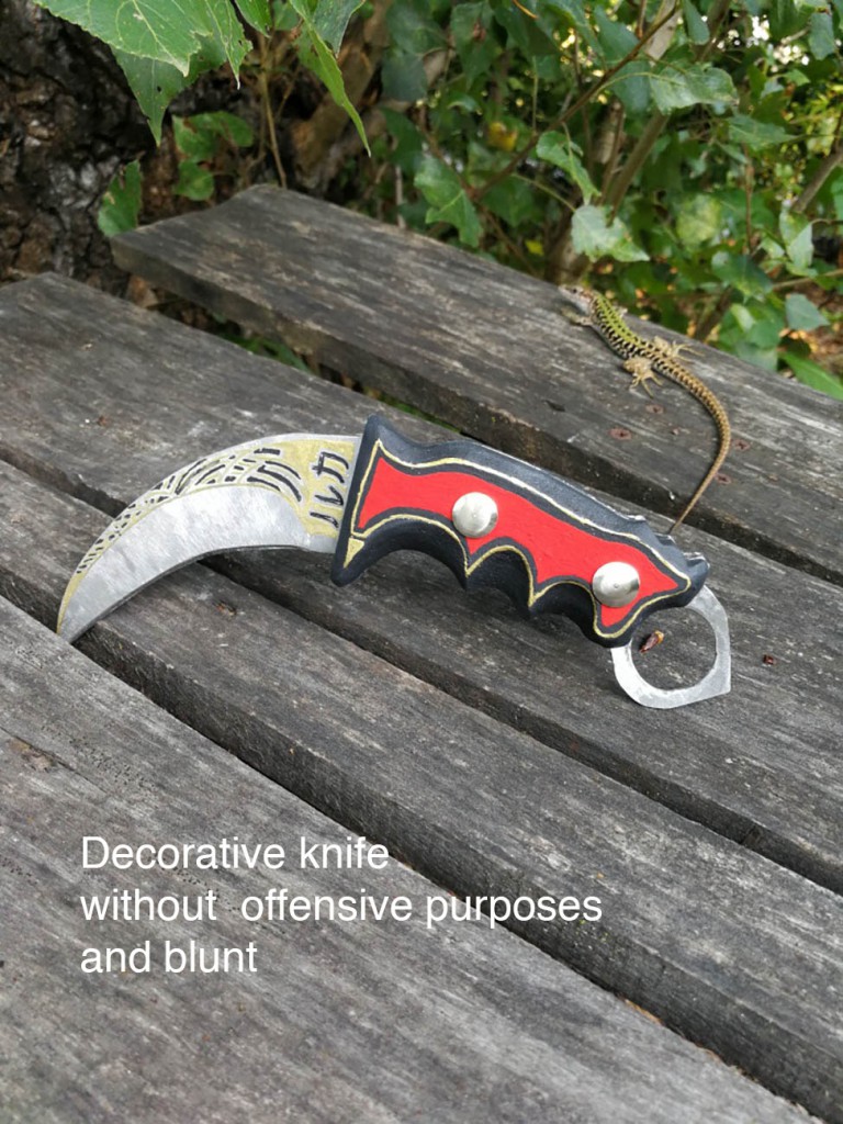 Decorative knife Filippo Biagioli