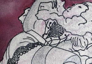 filippo biagioli acquerello tecla la favola del male analphabetic art