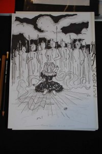 disegno tecla la favola del male faenza comics 2011 filippo biagioli andrea mattiello