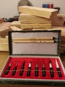 pennelli giapponesi filippo biagioli arte rituale inchiostro disegno