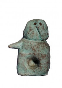 figura omaggio 9x6,5x5,5 2011 terracotte
