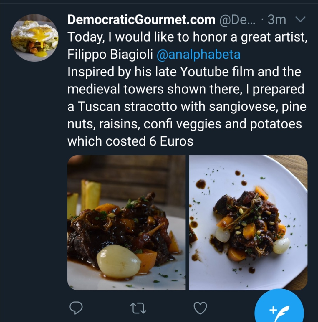 democratic gourmet filippo biagioli fra