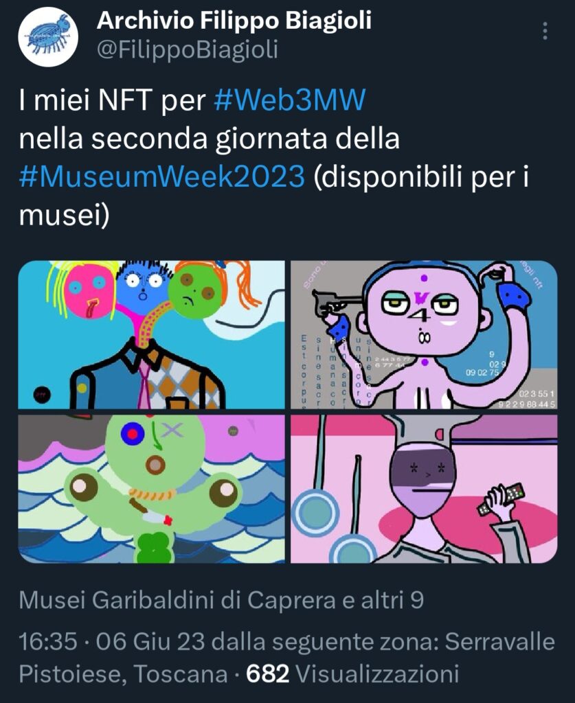 Museumweek2023 Filippo Biagioli Twitter